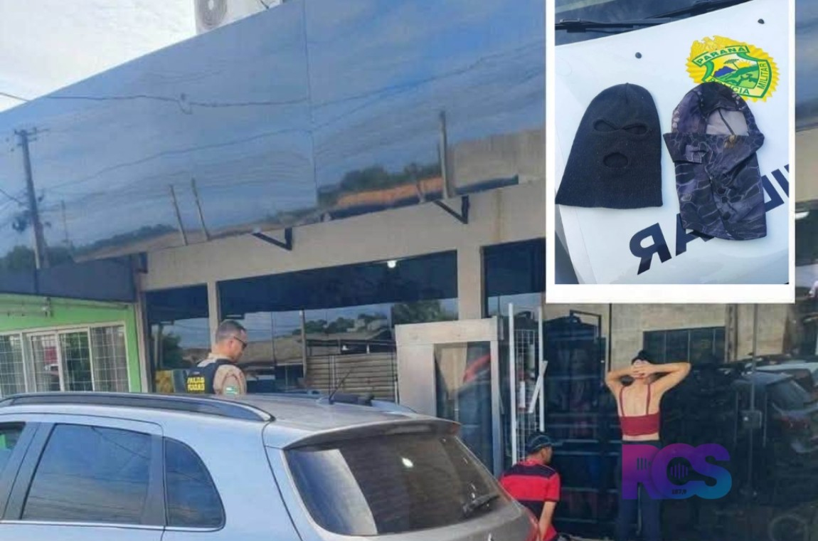 Três pessoas são presas em Francisco Beltrão com carro e eletrônicos roubados em Santa Catarina